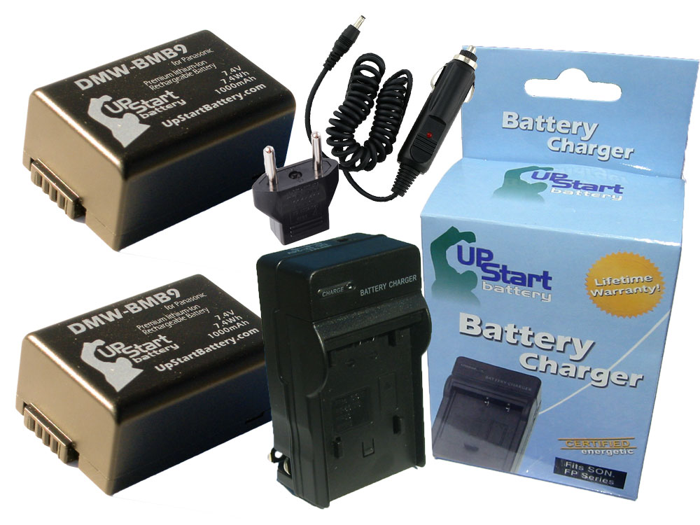 2x Pack - Leica BP-DC9-U Battery + Charger with Car & EU Adapters