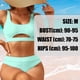 thumbnail image 5 of Conjunto de bikini a medida para mujer Conjunto de traje de baño con cintura push up, traje de baño de dos piezas con control del abdomen para mujer, 5 of 5