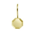 thumbnail image 3 of Utopia Alley HK27GD Rust Proof Zinc Shower Curtain Hooks Rings, Gold - Set of 12, 3 of 10