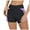 Purple, variant on Bikini Shorts Solid Menstrual Leakproof Athletic Swim Shorts with Wide Waistband Bathing Suit Swim Bottoms Ladies Swimsuits Black L
