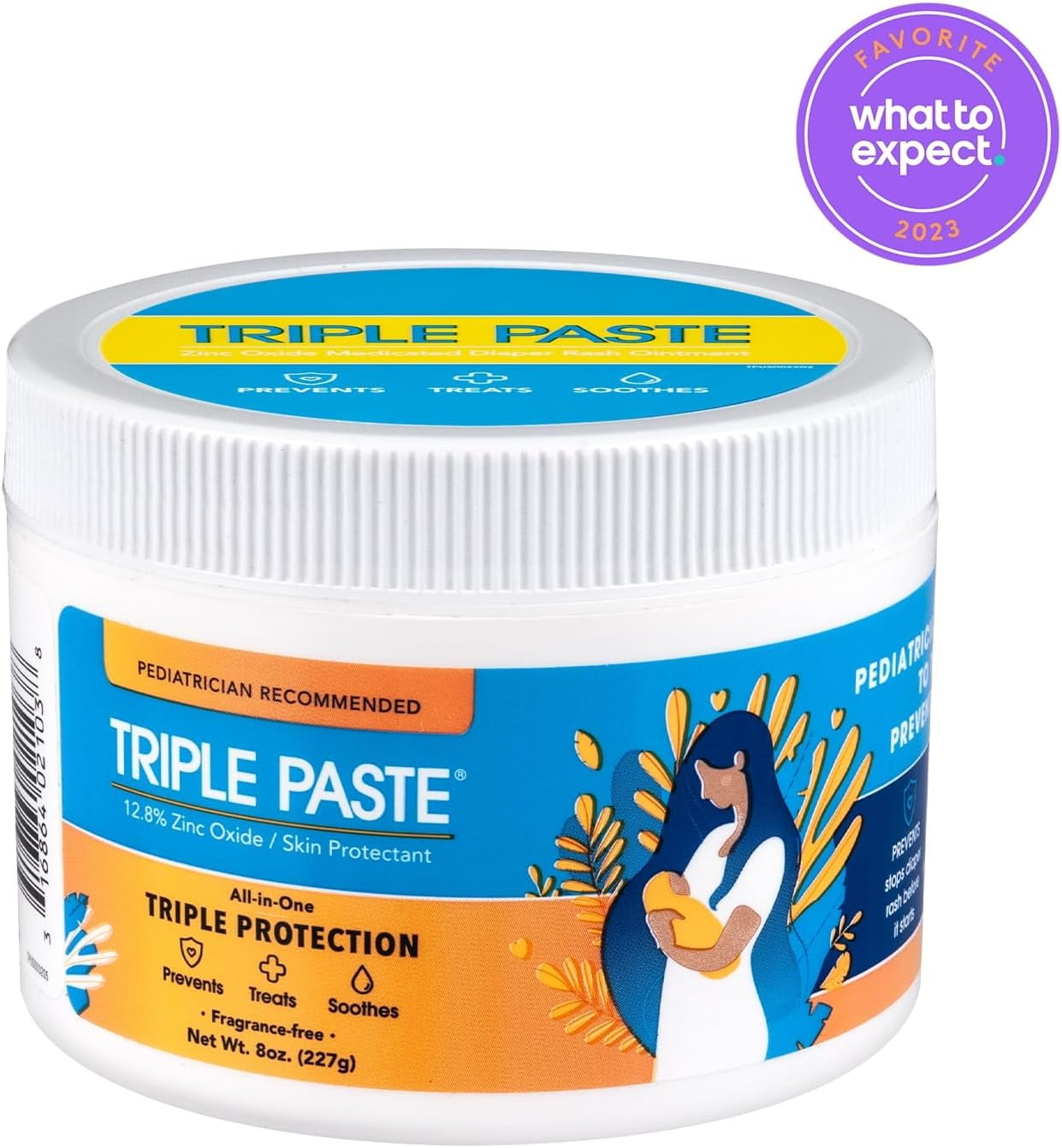 Dropship Triple Paste Diaper Rash Cream, Hypoallergenic Medicated