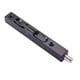 thumbnail image 4 of Cerradura de seguridad con tornillo para puerta oculta, estable, de acero inoxidable ignífugo, de 150 mm Negro, 4 of 7