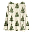 thumbnail image 3 of Girls Loose Long Sleeve Crew Neck Knit Sweater Christmas Tree Graphic For Fall Winter Daily Layering Wear, 3 of 4