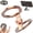 Rose Gold, variant on Magnetic Phone Stand Fidget Spinner, 2-in-1 Foldable Holder with Dual Rings, 360° Rotation 270° Flip, Strong Compatible for Desk Car Gym All Phones