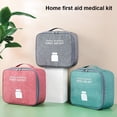 thumbnail image 4 of Emergency Organizer Zipper Waterproof Household Empty Storage Bag Classification Dust-proof Students Pill Case for School Green Large, 4 of 8