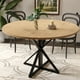 thumbnail image 3 of Yeshouse Mesa de comedor redonda para 4 personas, mesa de comedor de 119 cm (47"), mesa circular, mesa de comedor con base de metal resistente, mesa de cocina redonda para comedor (solo la mesa), 3 of 8