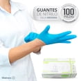 thumbnail image 3 of Guantes de Nitrilo CleanGuard 100pz Azul Mediano, 3 of 8