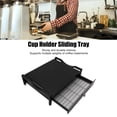 thumbnail image 3 of Sliding Cup Holder Tray Display Storage Organization Coffee Maker Stand Tray Multifunctional for Home, 3 of 7