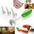 thumbnail image 2 of 4pcs Hammer Style Hollow-out Veggie Drill, Veggie Corkscrew Carver, 2 of 5