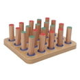 thumbnail image 1 of De Tablero de Clavijas de Madera, dedicando la delteridad Inserción de Madera log para Stoke Para Ancianos, 1 of 7