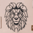 thumbnail image 4 of Cuadro Decorativo de Metal con Diseño leon geometrico Grande, 4 of 4
