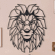 thumbnail image 4 of Cuadro Decorativo de Metal con Diseño leon geometrico Mediano, 4 of 4