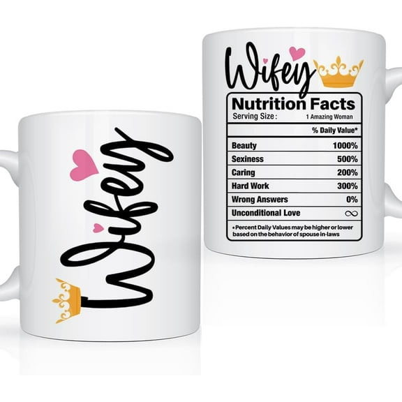 Gifts for Wife from Husband, Wedding Anniversary Presents for Wife, Wife Gifts, Mothers Day Birthday Christmas Gifts for Wife, I Love You Gifts for Her, 11 Oz Coffee Mug Cup