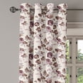 thumbnail image 3 of Ambesonne Grommet Curtain, , 50"x60", Maroon Mauve and Ivory, 3 of 5