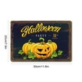 thumbnail image 3 of Nmdmisc Halloween Costumes Shop Tin Sign,Pumpkin With Letter Funny Scary Classic,Vintage Metal Tin Signs for Cafes Bars Pubs Shop Wall Decorative Funny Retro Signs 8x12 Inch, 3 of 7