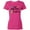 Cyber Pink, variant on Inktastic Just Down Right Perfect Down Syndrome Awareness Ribbon Women's T-Shirt