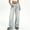 #H-Light Blue, variant on ZHYou Wide Leg Jeans for Women Baggy Loose High Waist Pleated Vintage Washed Casual Palazzo Denim Pants for Ladies,Light Blue,Size XS