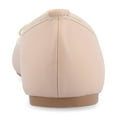 thumbnail image 4 of Journee Womens Vika Slip On Round Toe Ballet Dress Flats, Widths Available, 4 of 10