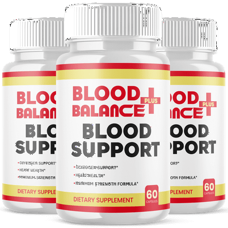Blood Balance Plus Blood Support Pills Advanced Formula Vitamin Supplement Blood Balance   180 Capsules