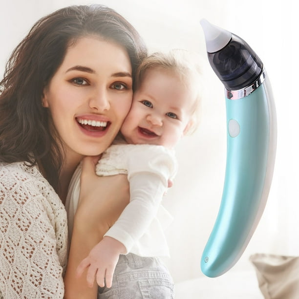 Dispositivo eléctrico de succión nasal para succionar y lavar la mucosidad nasal. Electrodomésticos para recién nacidos, bebés y niños pequeños. Aspirador nasal para madres y bebés.