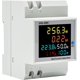 thumbnail image 1 of Single Phase Electric Wattmeter, Digital Electricity Meter AC 40-300V 100A DIN Rail Watt Meter KWh Voltmeter Ammeter Multifunctional Resettable CT Typ, 1 of 5