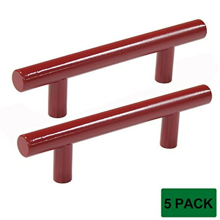 Probrico Modern Cabinet Hardware Cupboard Handle Pull Red Kitchen