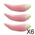 thumbnail image 1 of 6x 3 Piezas Soporte para Cucharas, Soporte para Palillos de Cerámica con Chile Lindo, Soporte para Tenedores para Cocina, Palillos, Cena, Cuchara para 6 piezas, 1 of 10