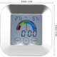 thumbnail image 5 of Reloj, termómetro, higrómetro con pantalla táctil LCD para interiores, clima eléctrico con retroiluminación digital (3,3 x 3,3 pulgadas), 5 of 5
