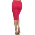 thumbnail image 3 of Women's Casual Solid Color Office Wear Pencil Skirt, 3 of 4
