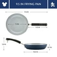 thumbnail image 5 of Farberware Disney 9.5 inch Ceramic Nonstick Frying Pan, Blue, 5 of 17