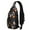Halloween Gnome Pattern, variant on Sling Backpack,Halloween Gnome Pattern Crossbody Bag with Water Bottle Holder,Waterproof Sling Bag for Men/Women with Chest Phone Holder for Hiking,Travel