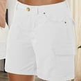 thumbnail image 3 of ZenCart Women Cargo Shorts Casual High Waisted Shorts with Pockets Summer Hiking Shorts Outdoor Outfits for Travel Golf Camping, 3 of 7