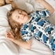 thumbnail image 5 of Balery Blue Excavator Conjunto de Pijama Infantil de Manga Corta con Estampado – Ropa de Dormir de Algodón Suave-Large, 5 of 6