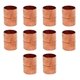 thumbnail image 1 of Accesorio De Cobre Premium Hvac De 3/4 Pulgadas (Dimensión Exterior De Hvac) 5/8 Pulgadas (Dimensión Interior De Plomería) - Accesorios De Acoplamiento Rectos De Cobre Con Tope De Tubo Enrollado Y Hva, 1 of 1