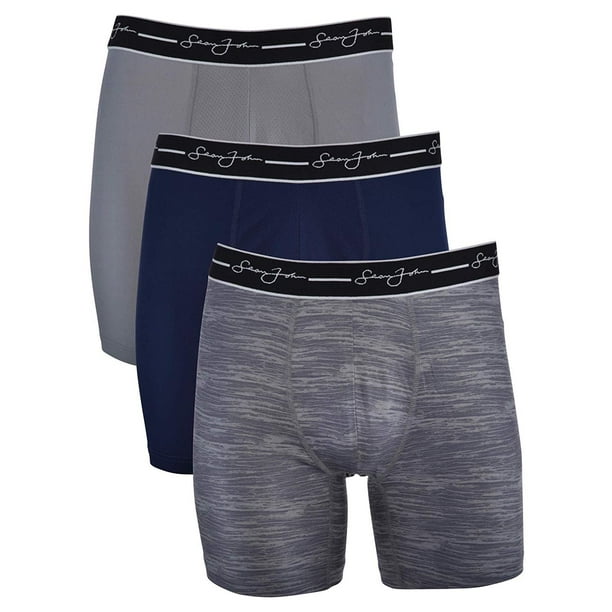 Sean John for Adult Male Performance Boxer Briefs 3 Pack Stretch