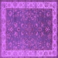 thumbnail image 1 of Ahgly Company Indoor Square Oriental Purple Traditional Area Rugs, 3' Square, 1 of 4