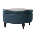 thumbnail image 3 of Abble 32" Tufted Round Storage Cocktail Ottoman, 3 of 9