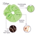thumbnail image 4 of Jumbo Cotton Scrunchie - Light Green, 4 of 5