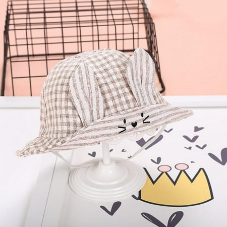 

Fantadool Baby Summer Outdoor Bucket Hat Children Floral Print Panama Cap Sun Beach Cap Lovely Princess Baby Girl Hats