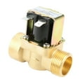 thumbnail image 3 of Soupape d'Eau Électrique, Courant Continu 12V Réglable en Laiton DN20 G3/4 Électrovanne Électrique d'Entrée d'Eau Fermée à Pilote pour Applications d'Alimentation en Eau, 3 of 5