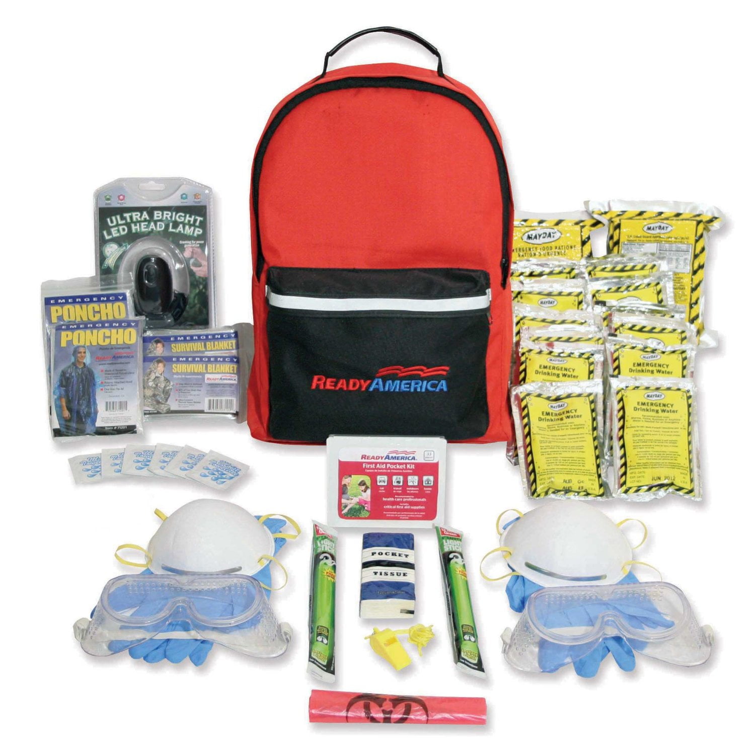 Ready America Emergency Grab 'n' Go 2-Person Fire Blackout Kit by Ready America