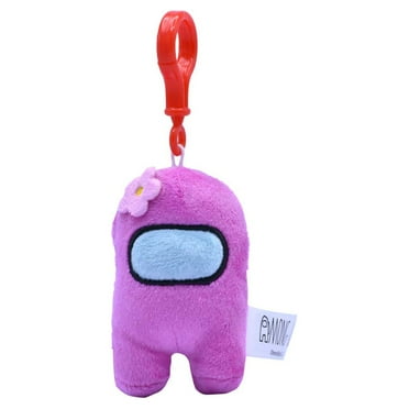 Among Us Backpack Hanger 3" Plush Toy, 1 Mystery Action Figure, Children Ages 3 