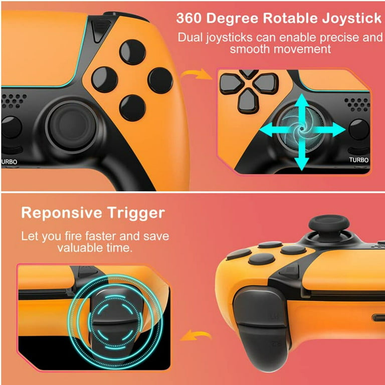 Wireless Game Controller for PS4, Fully Upgrade Sony Playstation 4