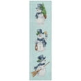 thumbnail image 2 of Addison Rugs Chantille Indoor/Outdoor Transitional Holiday Snowman Sky Machine Washable Runner Rug, 2'3" x 7'6", 2 of 7