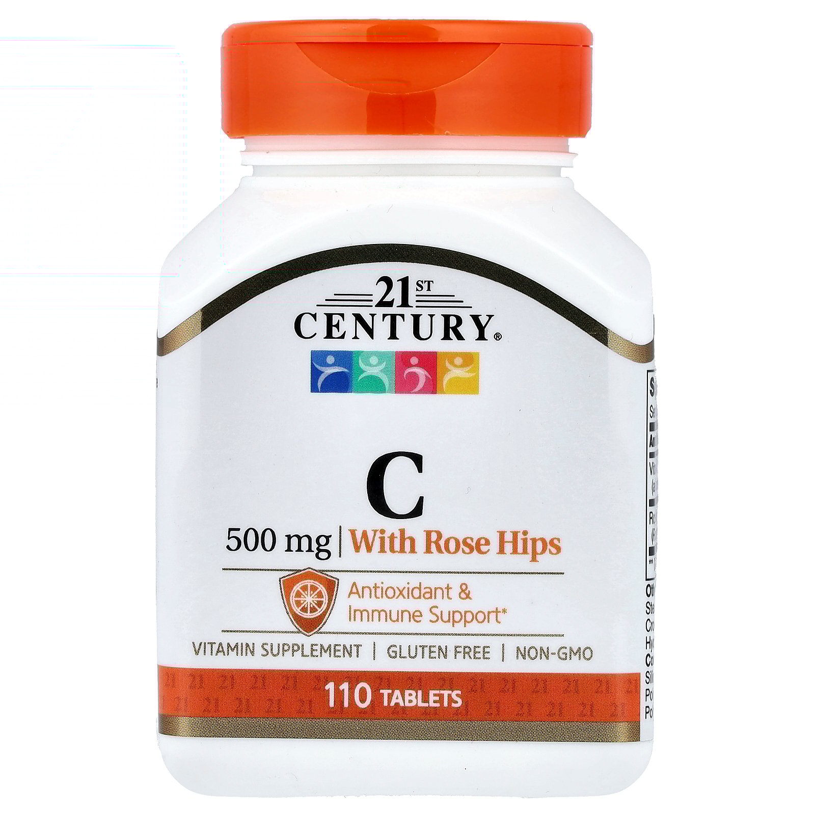 21st Century Vitamin C with Rose Hips, 500 mg, 110 Tablets