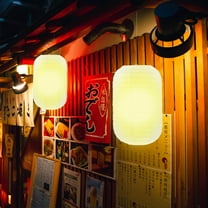 SILENRADAWN Japanese Paper Lanterns Simple Design for Outdoor and Indoor Use 11.4x11.4x11.4in 2Pcs