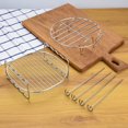 thumbnail image 4 of Parrilla de acero inoxidable de doble capa, accesorios para freidoras de aire, parrilla para barbacoa, accesorios para freidoras eléctricas, rejilla cuadrada, rejilla para cocinar al vapor, rejilla, 4 of 5