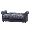 thumbnail image 3 of Ottomanson Convertible Sleeper Loveseat with Hidden Storage, Firm Seating, Gray, 3 of 7