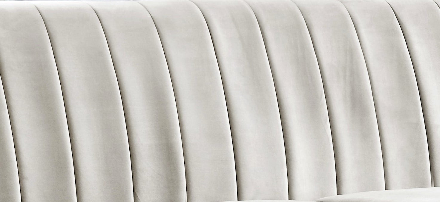 Uspridefurniture Arcola 80.7'' Velvet Rolled Arm Loveseat,Beige