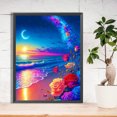 thumbnail image 1 of Cuadros Decorativos Pintura de diamante 5D DIY Full Round Drill Fantasy Beach Kit Decoración para el hogar DQrwqpou  embutido en tela, 1 of 7